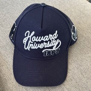 Howard University Navy Embroidered Baseball Cap